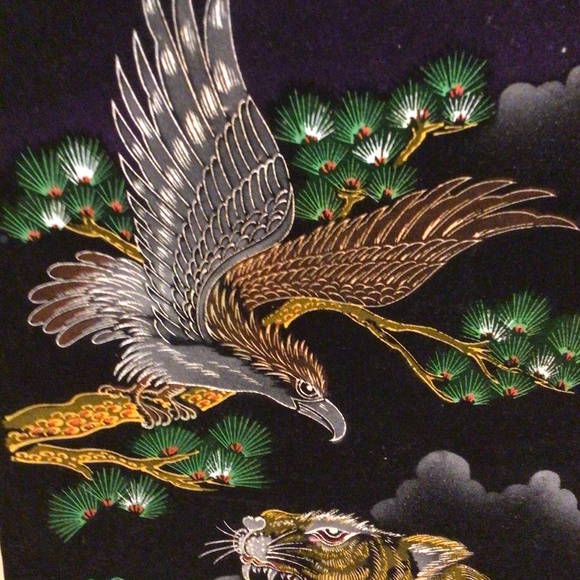 Original Vintage Vietnam War Era Art Scroll - Picture 4 of 8